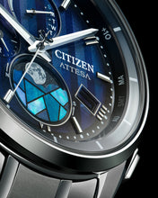 Charger l'image dans la galerie, CITIZEN Mens Premier Eco-Drive ATTESA Atomic Timekeeping / Super Titanium™ Silver-Tone Super Titanium Case, Silver-Tone Super Titanium Bracelet, Blue Dial, WR 0100M
