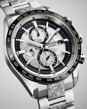 Charger l'image dans la galerie, CITIZEN Mens Premier Eco-Drive ATTESA Platinum Shine Atomic Timekeeping / Super Titanium™ Silver-Tone Super Titanium with Platinum DLC Coating Case, Silver-Tone Super Titanium with Platinum DLC Coating Bracelet, Silver-Tone Dial, WR 0100M

