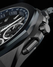 Charger l'image dans la galerie, CITIZEN Mens Premier Eco-Drive ATTESA Super Titanium™ / Satellite Timekeeping Two-Tone Super Titanium with DLC Coating Case, Two-Tone Super Titanium with DLC Coating Bracelet, Gray Dial, WR 0100M
