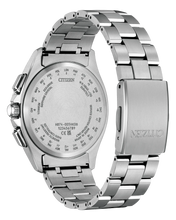 Charger l'image dans la galerie, CITIZEN Mens Premier Eco-Drive ATTESA Atomic Timekeeping / Super Titanium™ Silver-Tone Super Titanium Case, Silver-Tone Super Titanium Bracelet, Blue Dial, WR 0100M
