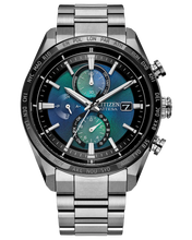 Charger l'image dans la galerie, CITIZEN Mens Premier Eco-Drive ATTESA Atomic Timekeeping / Super Titanium™ Silver-Tone Super Titanium Case, Silver-Tone Super Titanium Bracelet, Blue Dial, WR 0100M
