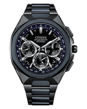 Charger l'image dans la galerie, CITIZEN Mens Premier Eco-Drive ATTESA Super Titanium™ / Satellite Timekeeping Two-Tone Super Titanium with DLC Coating Case, Two-Tone Super Titanium with DLC Coating Bracelet, Gray Dial, WR 0100M
