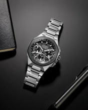 Charger l'image dans la galerie, CITIZEN Mens Premier Eco-Drive ATTESA Super Titanium™ / Satellite Timekeeping Silver-Tone Super Titanium Case, Silver-Tone Super Titanium Bracelet, Gray Dial, WR 0100M
