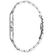 Charger l'image dans la galerie, BULOVA Mens  MODERN Silver-Tone Stainless Steel Case, Silver-Tone Stainless Steel Bracelet, Black  Dial, WR 0030M 96E117 - Moments Watches &amp; Jewelry
