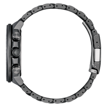 Load image into Gallery viewer, CITIZEN Mens ECO ECO Gray Stainless Steel Case, Gray Stainless Steel Bracelet, Blue  Dial, WR 0200M BY3005-56E
