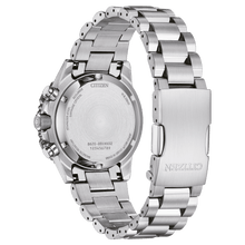 Load image into Gallery viewer, CITIZEN Mens ECO ECO Silver-Tone Stainless Steel Case, Silver-Tone Stainless Steel Bracelet, Khaki  Dial, WR 0200M CA4664-60W
