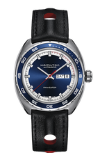 Charger l&#39;image dans la galerie, HAMILTON AMERICAN CLASSIC PAN EUROP DAY DATE AUTO 42MM H35405741
