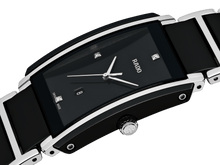 Load image into Gallery viewer, Integral Diamonds Black Ceramic Black Dial R20206712
