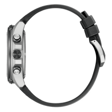 Load image into Gallery viewer, CITIZEN Mens ECO ECO Silver-Tone Stainless Steel Case, Black Polyurethane Strap, Black  Dial, WR 0200M JV1007-07E
