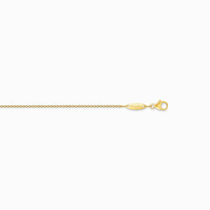 THOMAS SABO Yellow-gold plated fine anchor chain KE1105-413-39