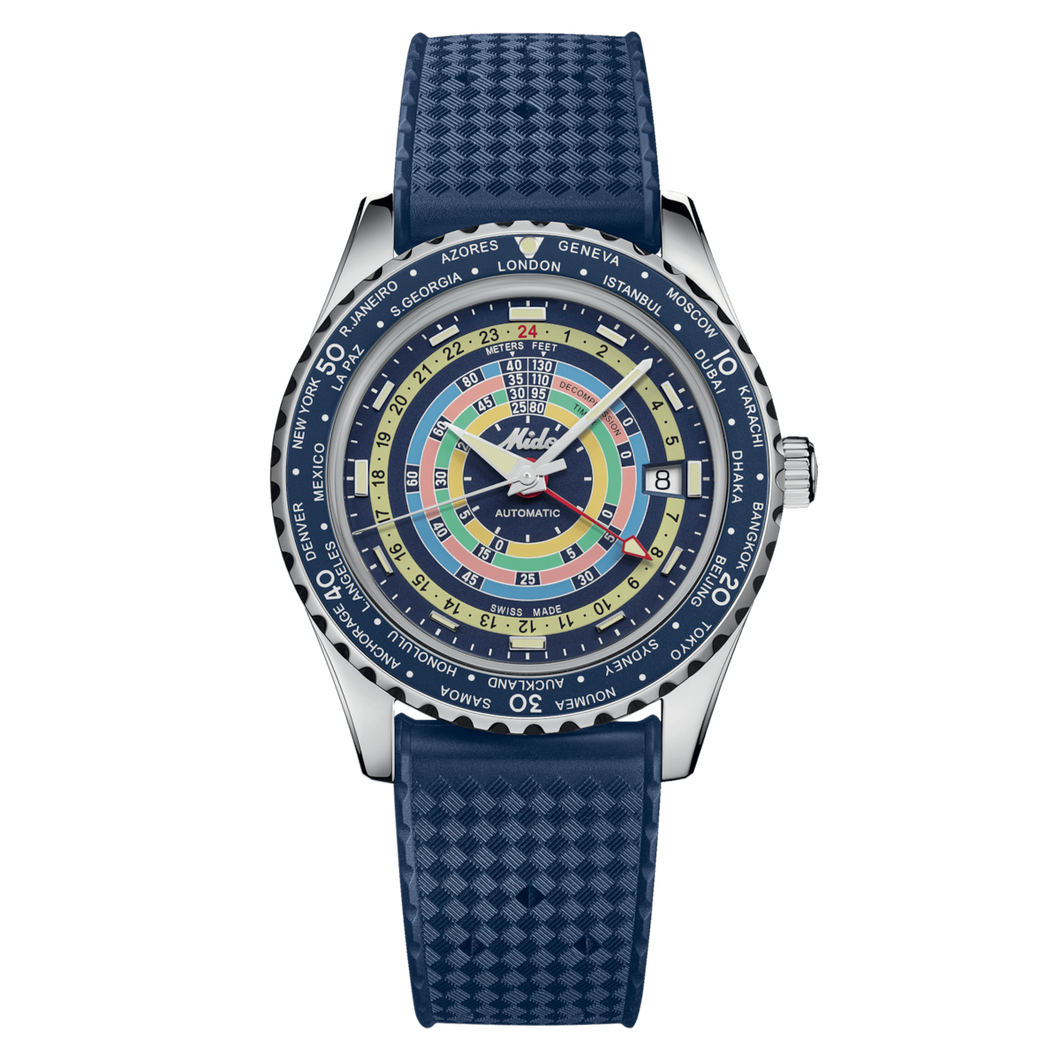 Mido Ocean Star Decompression World Timer M0268291704100