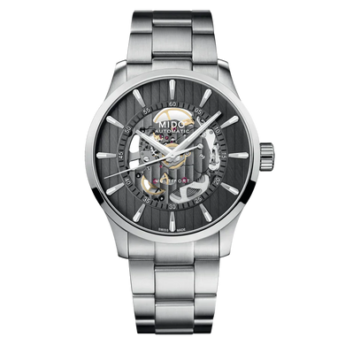 Mido Multifort Skeleton Vertigo M0384361106100