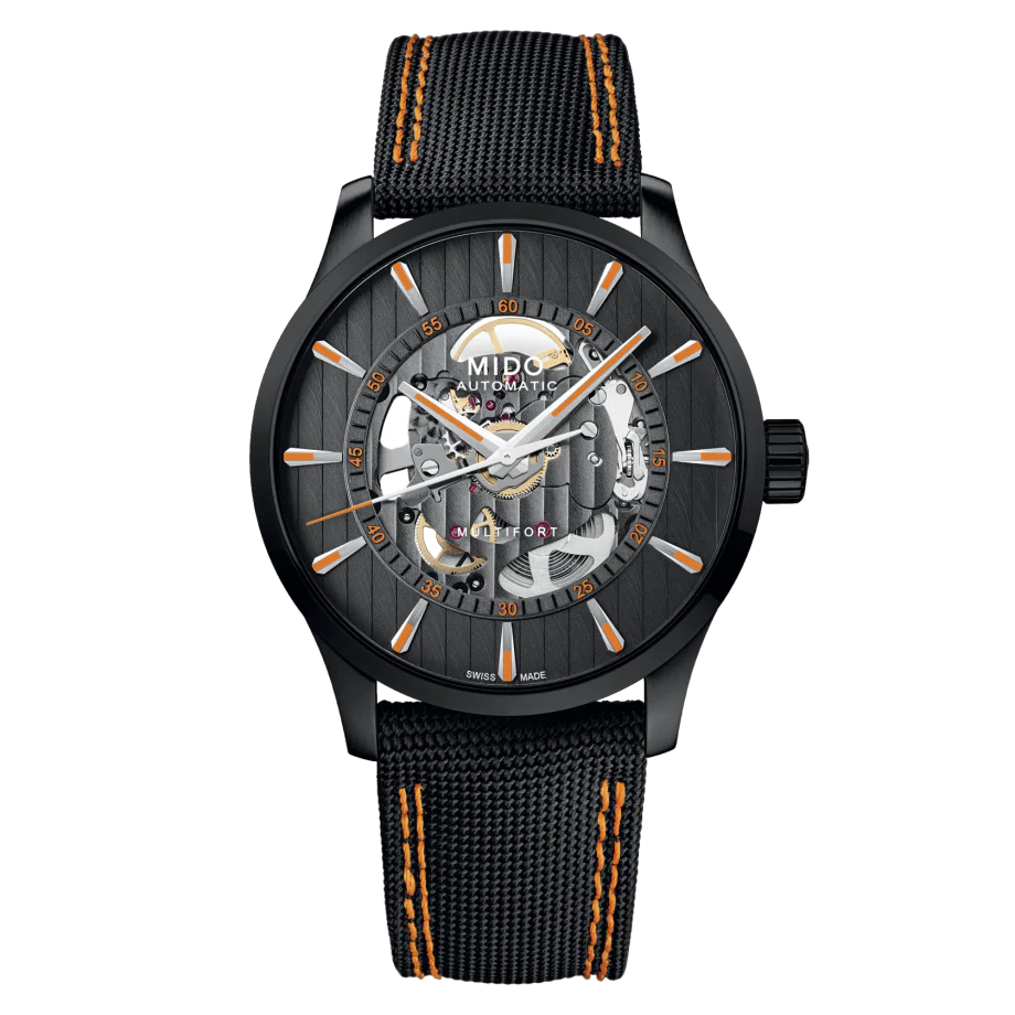 Mido Multifort Skeleton Vertigo M038.436.37.051.00