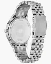 Load image into Gallery viewer, CITIZEN Mens ECO ECO Silver-Tone Stainless Steel Case, Silver-Tone Stainless Steel Bracelet, Blue  Dial, WR 0100M AW0150-53L - Moments Watches &amp; Jewelry
