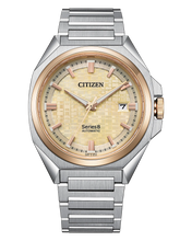 Charger l'image dans la galerie, CITIZEN Mens Premier Automatics Series8 831 Silver-Tone Stainless Steel Case, Silver-Tone Stainless Steel Bracelet, Champagne Dial, WR 0100M
