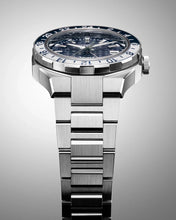 Charger l'image dans la galerie, CITIZEN Mens Premier Automatics Series8 880 GMT Silver-Tone Stainless Steel Case, Silver-Tone Stainless Steel Bracelet, Navy Dial, WR 0100M
