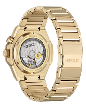 Charger l'image dans la galerie, CITIZEN Mens Premier Automatics Series8 890 City Lights Gold-Tone Stainless Steel Case, Gold-Tone Stainless Steel Bracelet, Gold-Tone Dial, WR 0200M
