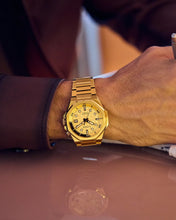 Charger l'image dans la galerie, CITIZEN Mens Premier Automatics Series8 890 City Lights Gold-Tone Stainless Steel Case, Gold-Tone Stainless Steel Bracelet, Gold-Tone Dial, WR 0200M
