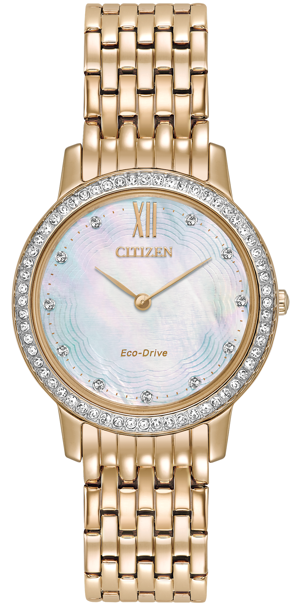 CITIZEN WOMEN'S SILHOUETTE CRYSTAL EX1483-50D