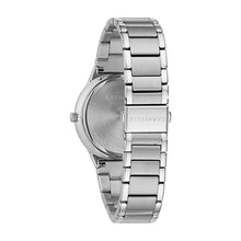 Load image into Gallery viewer, BULOVA Mens  Caravelle Silver-Tone Stainless Steel Case, Silver-Tone Stainless Steel Bracelet, Black  Dial, WR 0030M 43D106 - Moments Watches &amp; Jewelry

