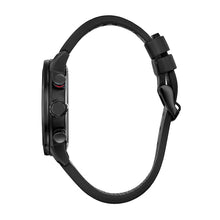 Charger l'image dans la galerie, CITIZEN Mens DIS DSC Black Stainless Steel Case, Black Leather Strap, Black  Dial, WR 0100M CA0769-04W
