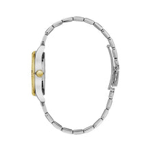 Load image into Gallery viewer, BULOVA Ladies  Caravelle Two-Tone Stainless Steel Case, Two-Tone Stainless Steel Bracelet, Silver-White  Dial, WR 0030M 45M112 - Moments Watches &amp; Jewelry
