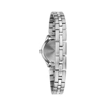 Load image into Gallery viewer, BULOVA Ladies  Caravelle Silver-Tone Stainless Steel Case, Silver-Tone Stainless Steel Bracelet, Silver-White  Dial, WR 0030M 43L209 - Moments Watches &amp; Jewelry
