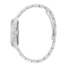 Load image into Gallery viewer, BULOVA Ladies  Caravelle Silver-Tone Stainless Steel Case, Silver-Tone Stainless Steel Bracelet, Blue  Dial, WR 0100M 43M122 - Moments Watches &amp; Jewelry
