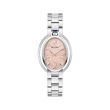 Charger l'image dans la galerie, BULOVA Ladies  BUL Silver-Tone Stainless Steel Case, Silver-Tone Stainless Steel Bracelet, Salmon  Dial, WR 0030M 96L331 - Moments Watches &amp; Jewelry
