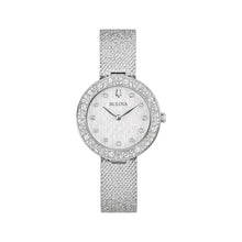 Charger l'image dans la galerie, BULOVA Ladies  BUL Silver-Tone Stainless Steel Case, Silver-Tone Stainless Steel Bracelet, Silver  Dial, WR 0030M 96L329 - Moments Watches &amp; Jewelry
