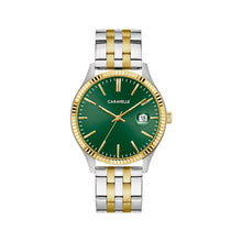 Charger l'image dans la galerie, BULOVA Mens  Caravelle Two-Tone Stainless Steel Case, Two-Tone Stainless Steel Bracelet, Green  Dial, WR 0030M 45B162 - Moments Watches &amp; Jewelry

