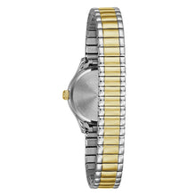 Load image into Gallery viewer, BULOVA Ladies  Caravelle Two-Tone Stainless Steel Case, Two-Tone Stainless Steel Expansion, Silver-White  Dial, WR 0030M 45L177 - Moments Watches &amp; Jewelry
