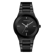 Load image into Gallery viewer, BULOVA Mens  Caravelle Black Stainless Steel Case, Black Stainless Steel Bracelet, Black  Dial, WR 0030M 45D108 - Moments Watches &amp; Jewelry
