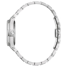 Charger l'image dans la galerie, BULOVA Ladies  BUL Silver-Tone Stainless Steel Case, Silver-Tone Stainless Steel Bracelet, Purple  Dial, WR 0100M 96M168 - Moments Watches &amp; Jewelry
