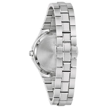 Charger l'image dans la galerie, BULOVA Ladies  BUL Silver-Tone Stainless Steel Case, Silver-Tone Stainless Steel Bracelet, Purple  Dial, WR 0100M 96M168 - Moments Watches &amp; Jewelry
