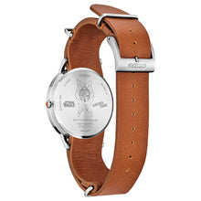 Load image into Gallery viewer, CITIZEN Mens DIS DSC Silver-Tone Stainless Steel Case, Brown Leather Strap, Blue  Dial, WR 0050M BJ6508-02W - Moments Watches &amp; Jewelry
