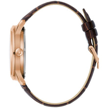 Charger l'image dans la galerie, BULOVA Mens  CLASSIC Rose Gold-Tone Stainless Steel Case, Brown Leather Strap, Silver-White  Dial, WR 0030M 97A133 - Moments Watches &amp; Jewelry
