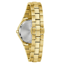 Charger l'image dans la galerie, BULOVA Ladies  BUL Gold-Tone Stainless Steel Case, Gold-Tone Stainless Steel Bracelet, White  Dial, WR 0100M 97M119 - Moments Watches &amp; Jewelry

