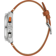 Charger l'image dans la galerie, BULOVA Mens  BUL Silver-Tone Stainless Steel Case, Brown Leather Strap, Black  Dial, WR 0100M 98B427 - Moments Watches &amp; Jewelry
