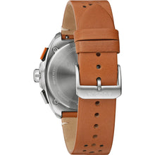 Charger l'image dans la galerie, BULOVA Mens  BUL Silver-Tone Stainless Steel Case, Brown Leather Strap, Black  Dial, WR 0100M 98B427 - Moments Watches &amp; Jewelry
