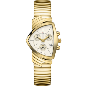 HAMILTON VENTURA CHR QTZ PVD SV FLEX H24422151