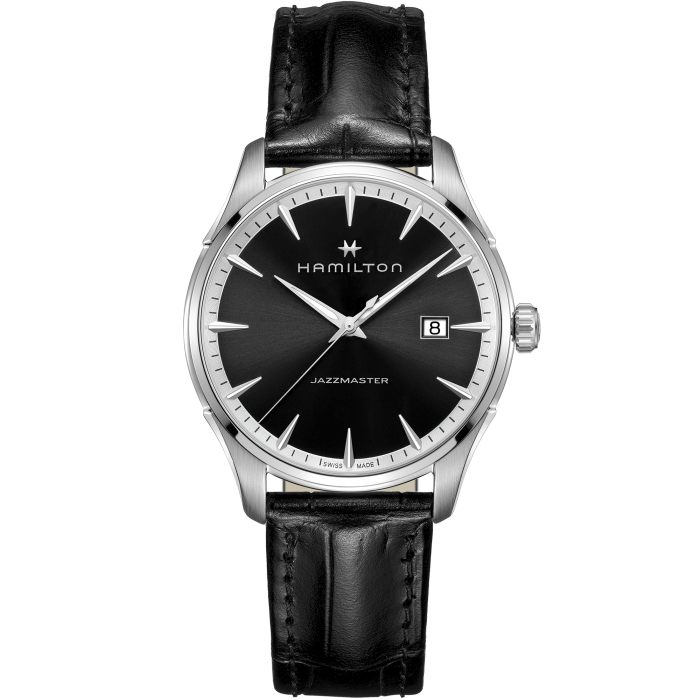 HAMILTON JAZZMASTER GT QTZ 40MM BLK BL H32451731