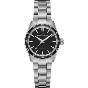 HAMILTON JAZZMASTER PERFORMER AUTO 34mm - Black Dial w SS Bracelet H36135130