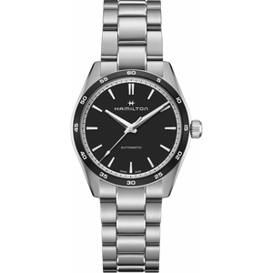 HAMILTON JAZZMASTER PERFORMER AUTO - Black Dial w SS Bracelet H36205130