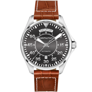 HAMILTON KHAKI AVIATION PILOT DAY DATE AUTO 42MM H64615585
