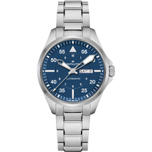 Charger l&#39;image dans la galerie, HAMILTON - KHAKI AVIATION PILOT DAY DATE AUTO H64635140
