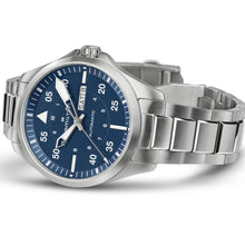 Charger l&#39;image dans la galerie, HAMILTON - KHAKI AVIATION PILOT DAY DATE AUTO H64635140
