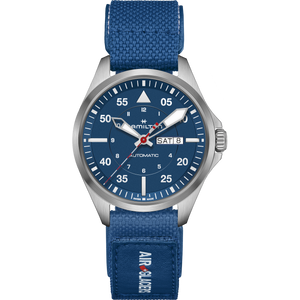 HAMILTON - KHAKI AVIATION PILOT DAY DATE AUTO - AIR-GLACIERS EDITION - H64655941