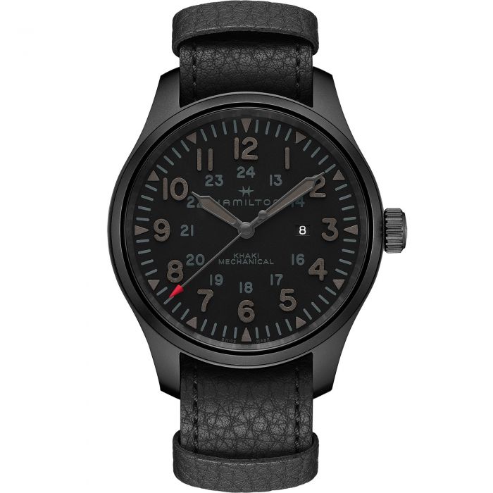 HAMILTON KHAKI FIELD 50MM BK DIAL BK H69809730