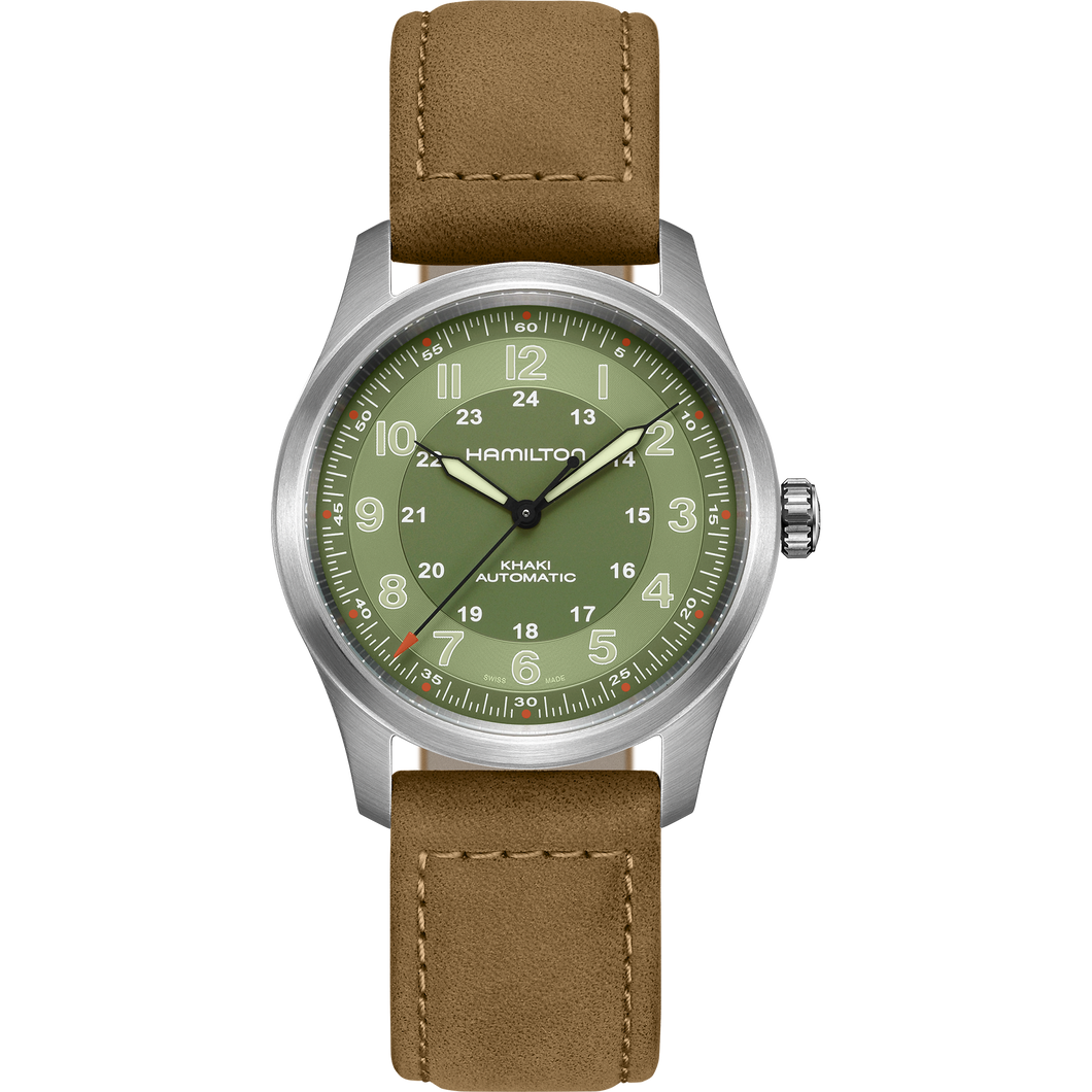 HAMILTON Khaki Field Titanium Auto 38 mm Boîtier en titane H70205860